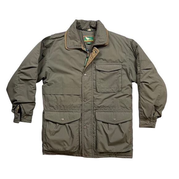 Vintage Field & Stream Jacket Mens M Medium Army Green Hunting Insulated Utility - Picture 1 of 11
